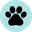 Dog paw print